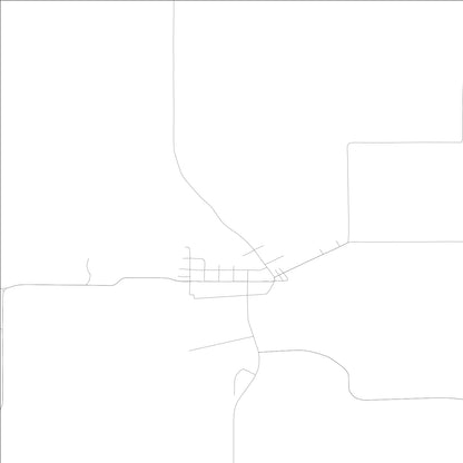 ROAD MAP OF MELROSE, LOWA BY MAPBAKES