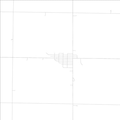ROAD MAP OF MELVIN, LOWA BY MAPBAKES