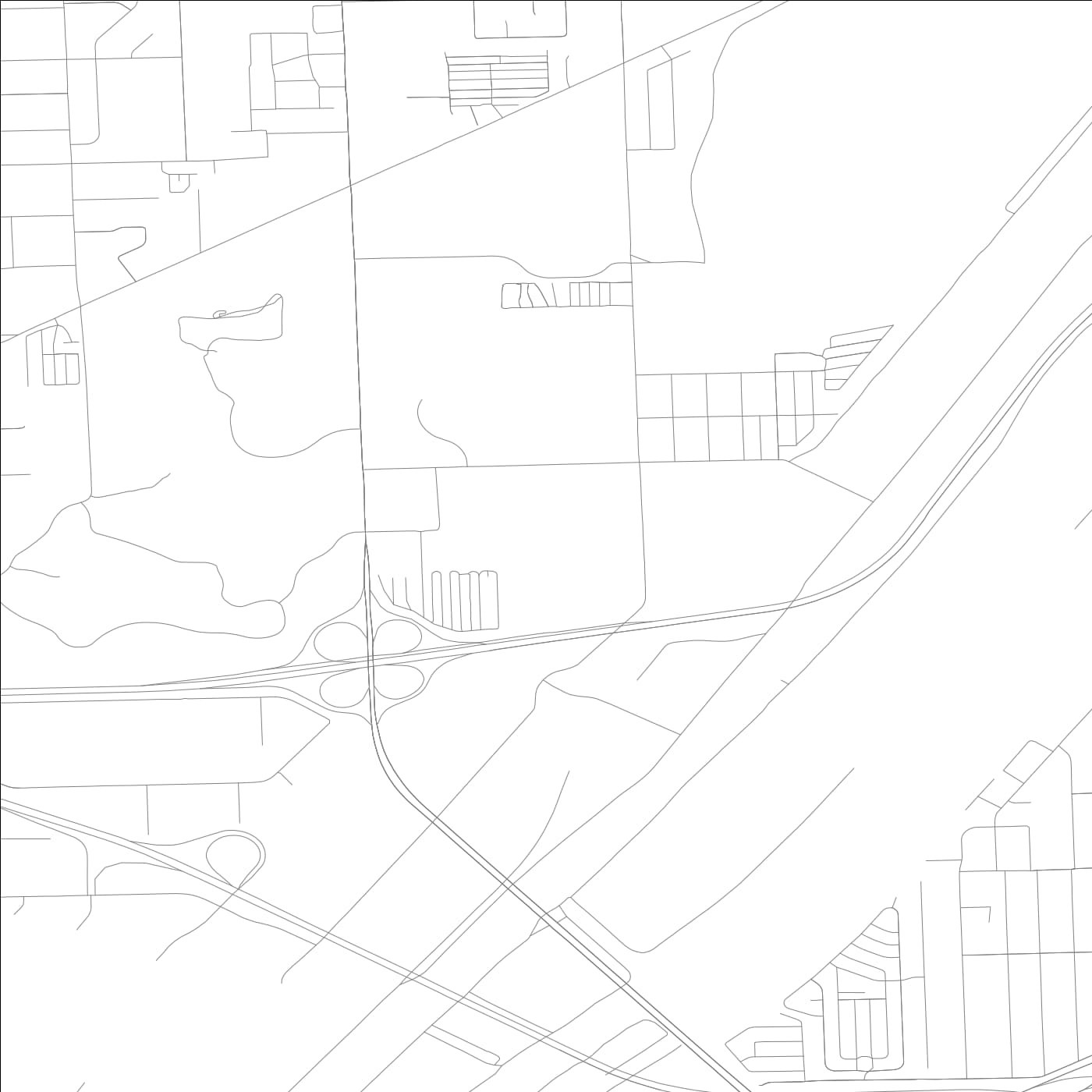 ROAD MAP OF HODGKINS, ILLINOIS BY MAPBAKES