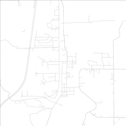 ROAD MAP OF BROOKLYN, INDIANA BY MAPBAKES