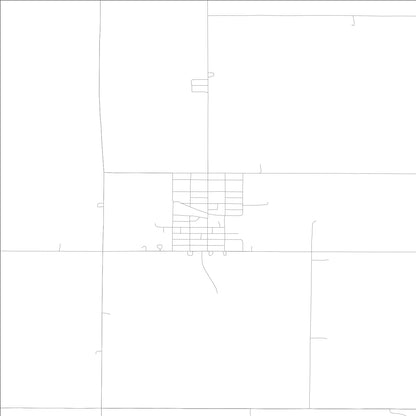 ROAD MAP OF MENLO, LOWA BY MAPBAKES