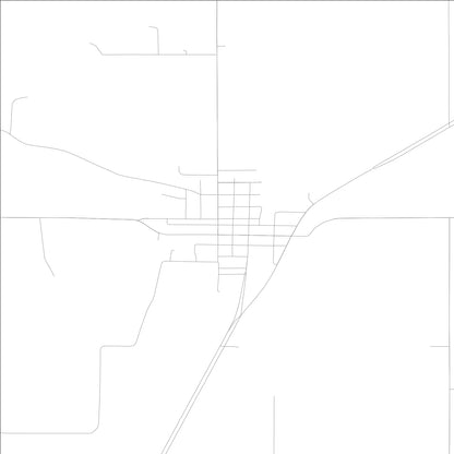 ROAD MAP OF MERRILL, LOWA BY MAPBAKES