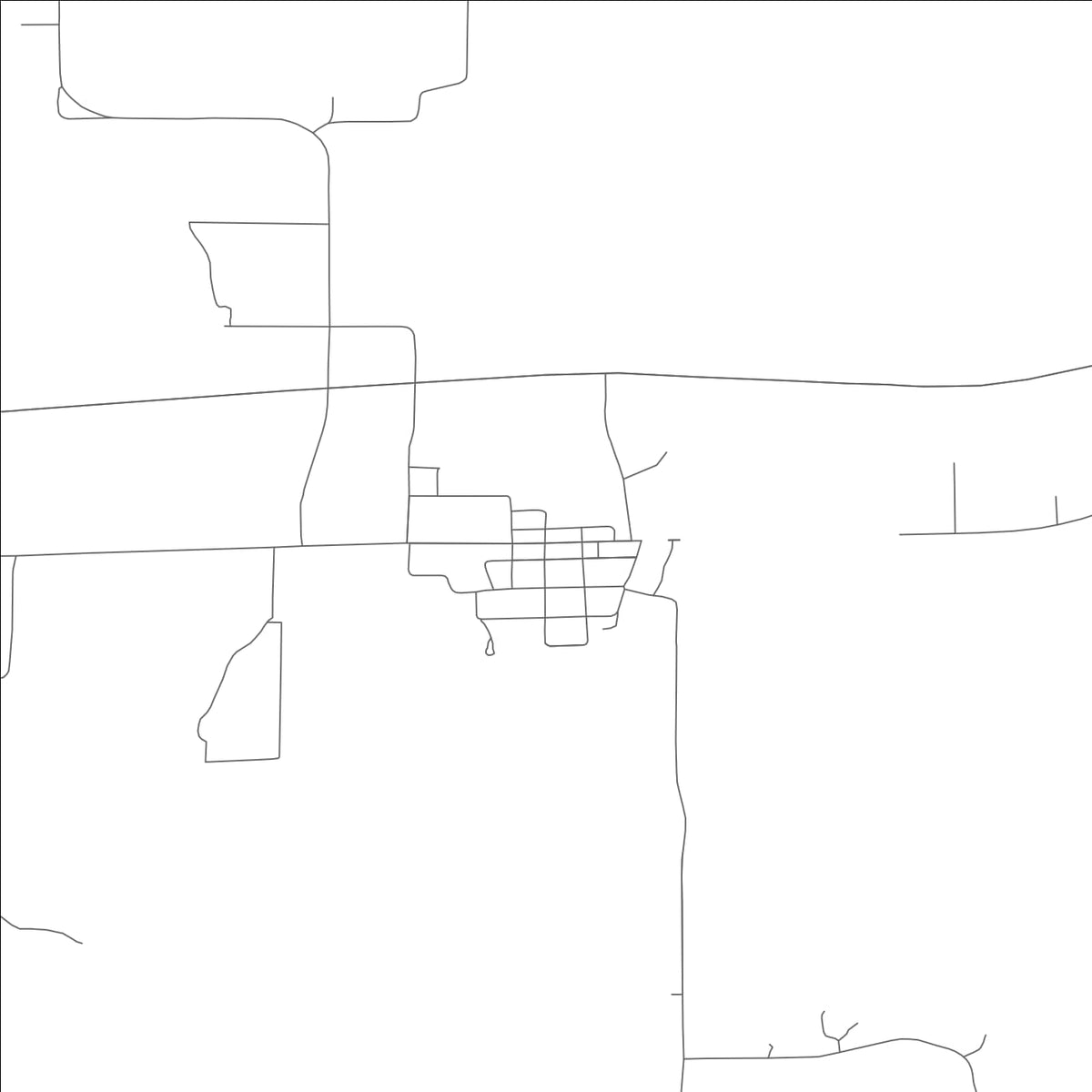ROAD MAP OF LUCERNE, MISSOURI BY MAPBAKES