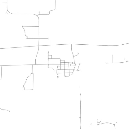 ROAD MAP OF LUCERNE, MISSOURI BY MAPBAKES
