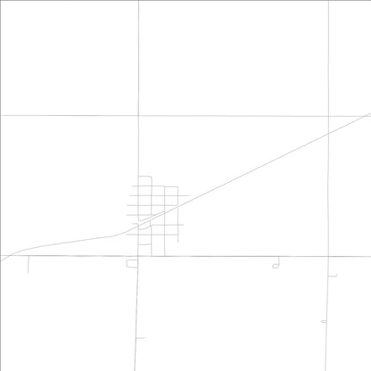 ROAD MAP OF MESERVEY, LOWA BY MAPBAKES