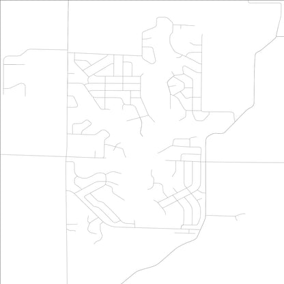 ROAD MAP OF HOLIDAY SHORES, ILLINOIS BY MAPBAKES