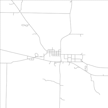 ROAD MAP OF LURAY, MISSOURI BY MAPBAKES