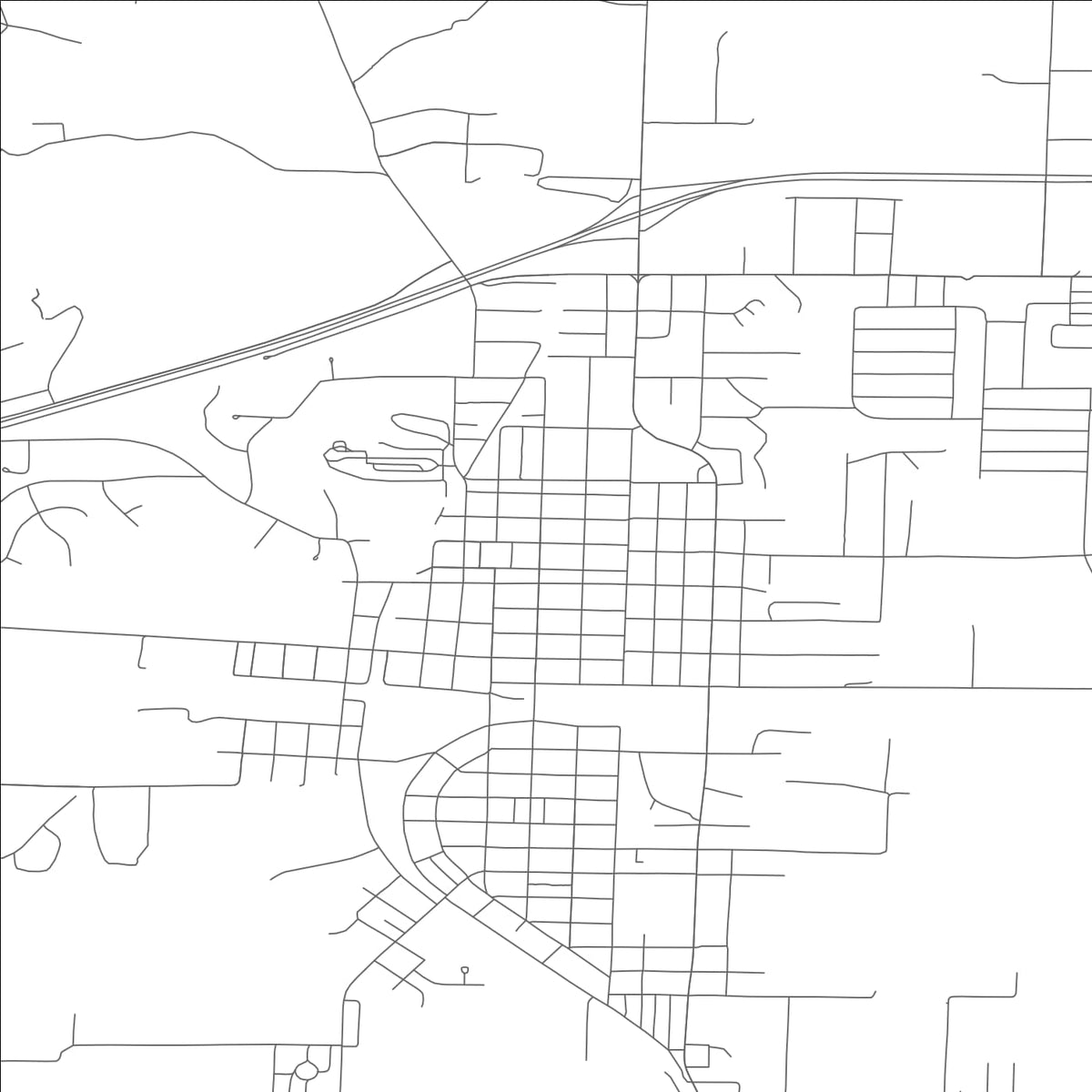 ROAD MAP OF MACON, MISSOURI BY MAPBAKES