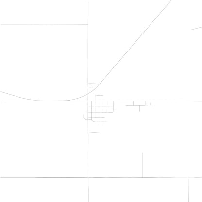 ROAD MAP OF MILES, LOWA BY MAPBAKES