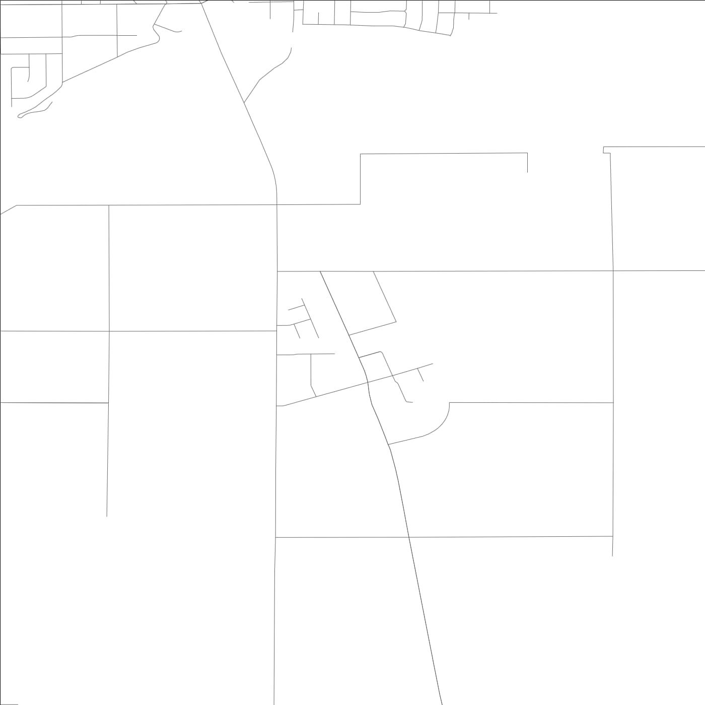 ROAD MAP OF HICKMAN, CALIFORNIA BY MAPBAKES