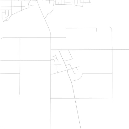 ROAD MAP OF HICKMAN, CALIFORNIA BY MAPBAKES