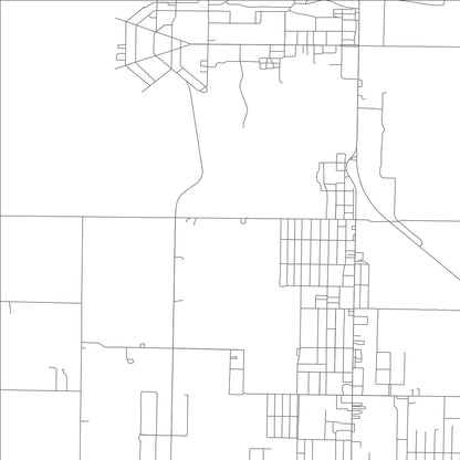 ROAD MAP OF MALDEN, MISSOURI BY MAPBAKES