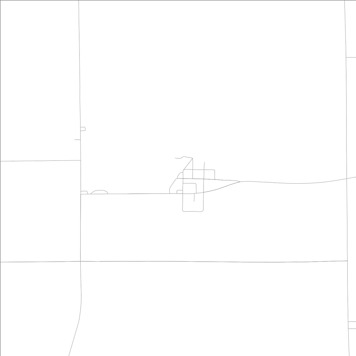 ROAD MAP OF MILLERTON, LOWA BY MAPBAKES