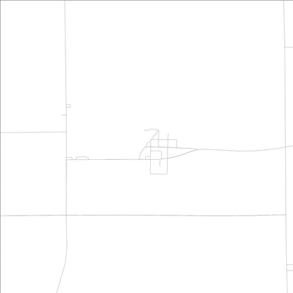 ROAD MAP OF MILLERTON, LOWA BY MAPBAKES