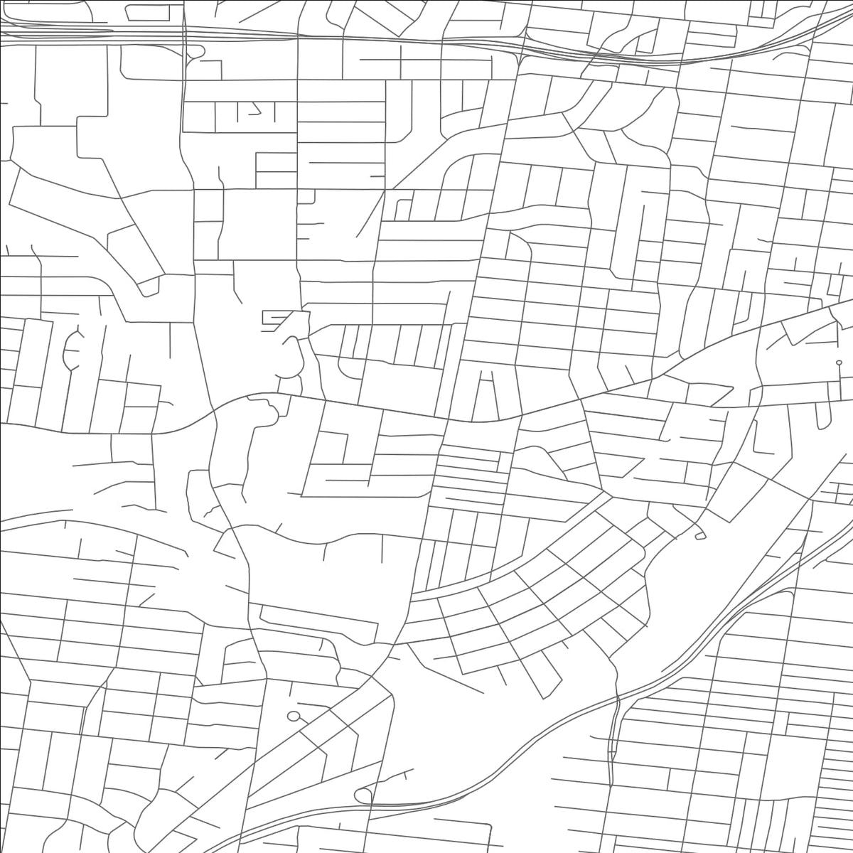 ROAD MAP OF MAPLEWOOD, MISSOURI BY MAPBAKES