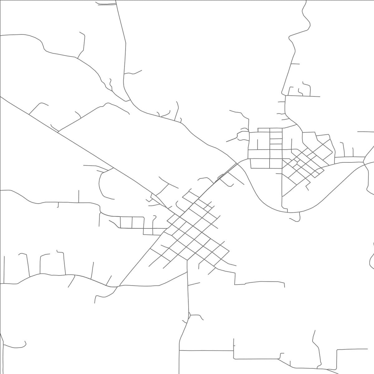 ROAD MAP OF MARBLE HILL, MISSOURI BY MAPBAKES