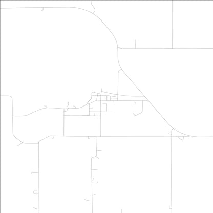 ROAD MAP OF MINGO, LOWA BY MAPBAKES