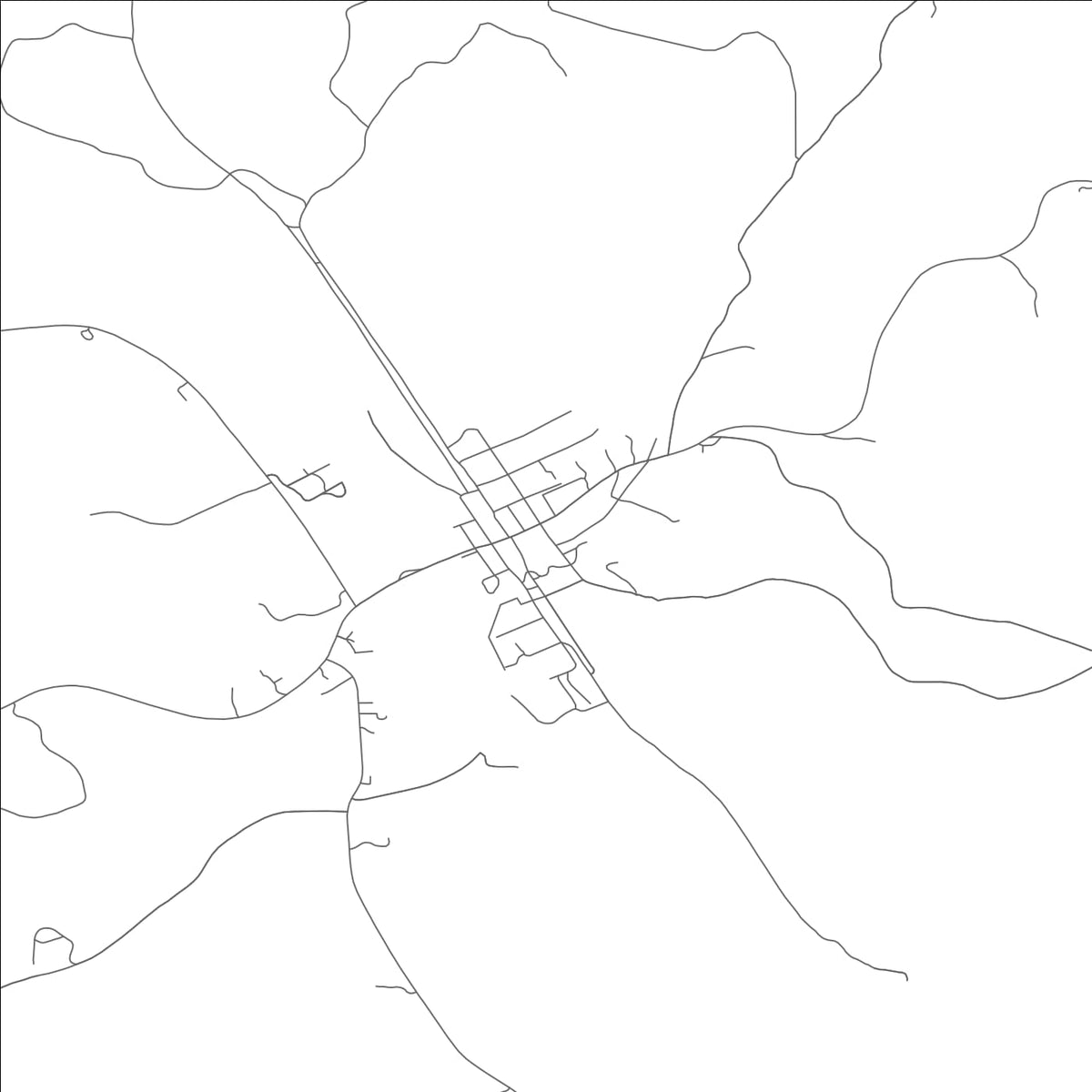 ROAD MAP OF MARQUAND, MISSOURI BY MAPBAKES