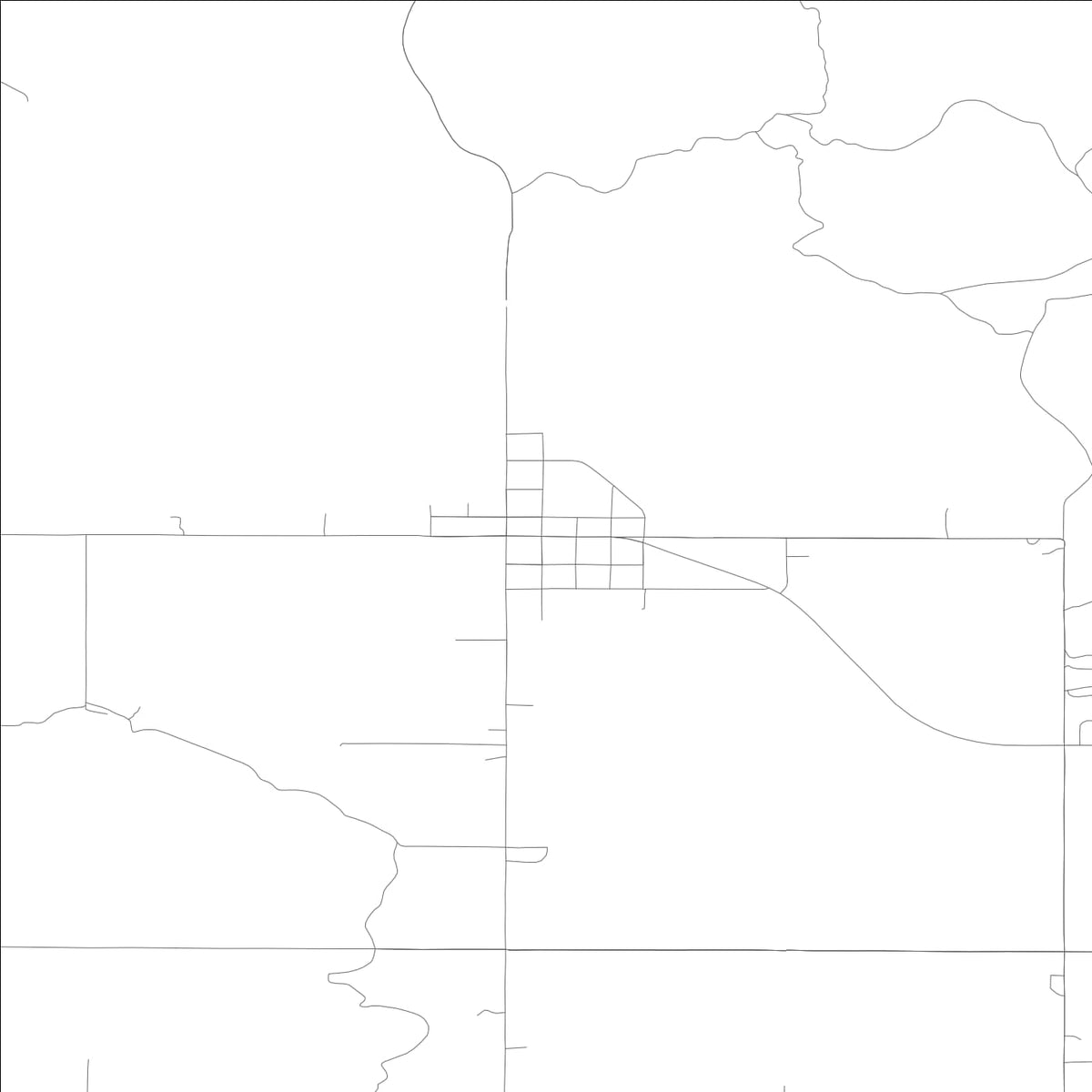 ROAD MAP OF EDEN, IDAHO BY MAPBAKES