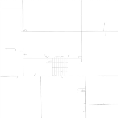 ROAD MAP OF HUME, ILLINOIS BY MAPBAKES