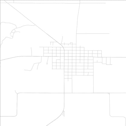 ROAD MAP OF MONTEZUMA, LOWA BY MAPBAKES