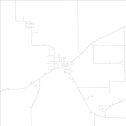 ROAD MAP OF INDIANOLA, ILLINOIS BY MAPBAKES