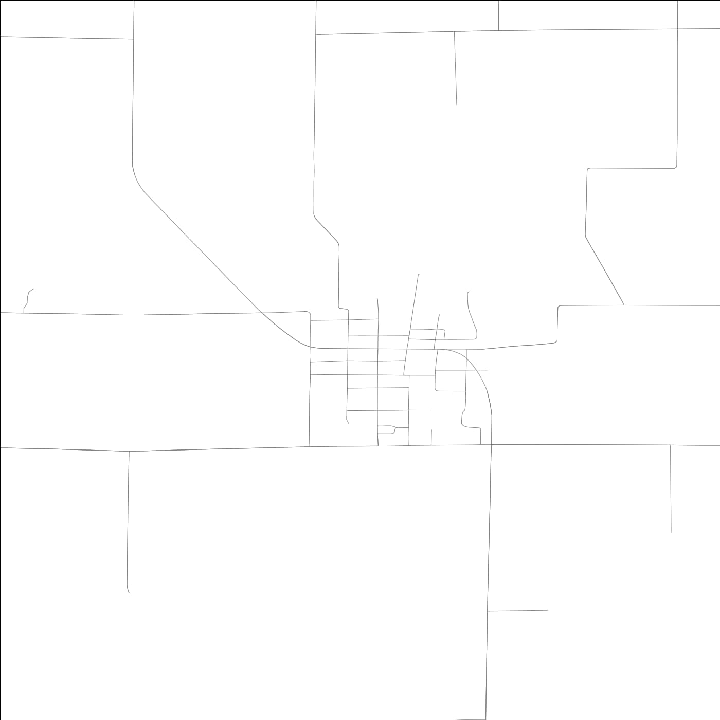 ROAD MAP OF INDUSTRY, ILLINOIS BY MAPBAKES