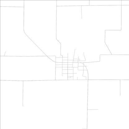 ROAD MAP OF INDUSTRY, ILLINOIS BY MAPBAKES