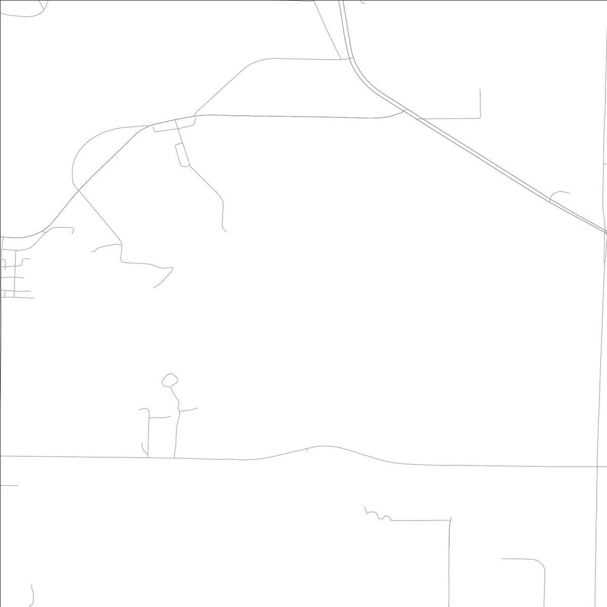 ROAD MAP OF MOOAR, LOWA BY MAPBAKES