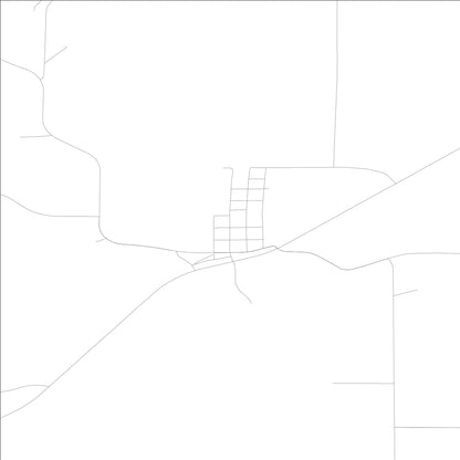 ROAD MAP OF MOORHEAD, LOWA BY MAPBAKES