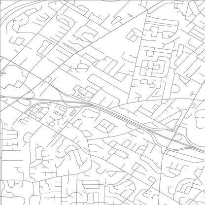 ROAD MAP OF MEHLVILLE, MISSOURI BY MAPBAKES