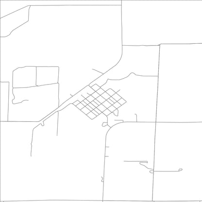 ROAD MAP OF MENDON, MISSOURI BY MAPBAKES