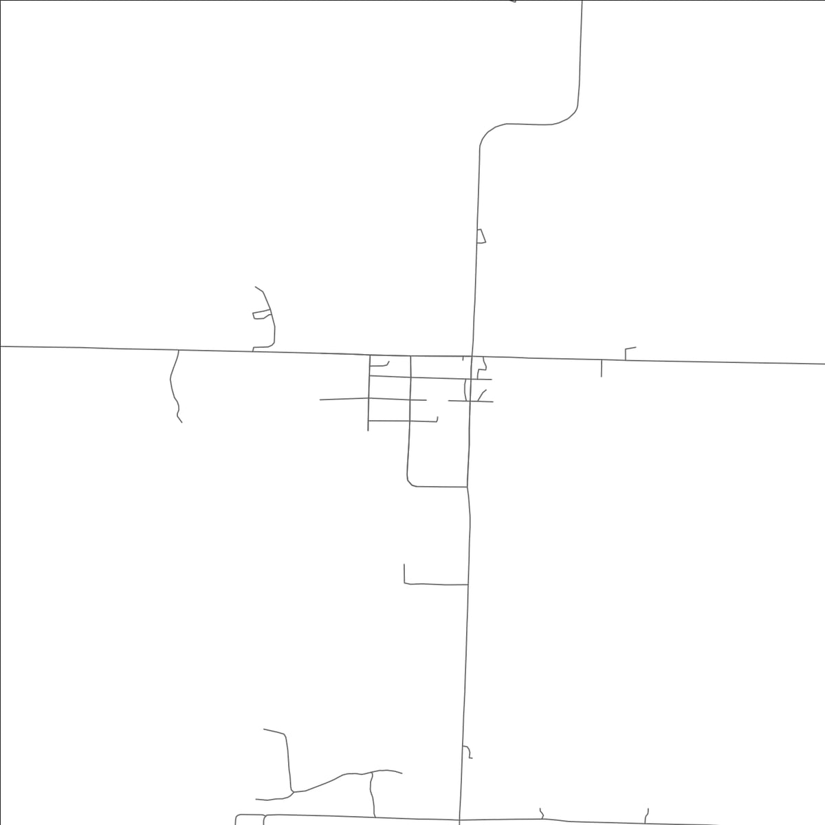 ROAD MAP OF MERWIN, MISSOURI BY MAPBAKES