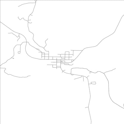 ROAD MAP OF META, MISSOURI BY MAPBAKES