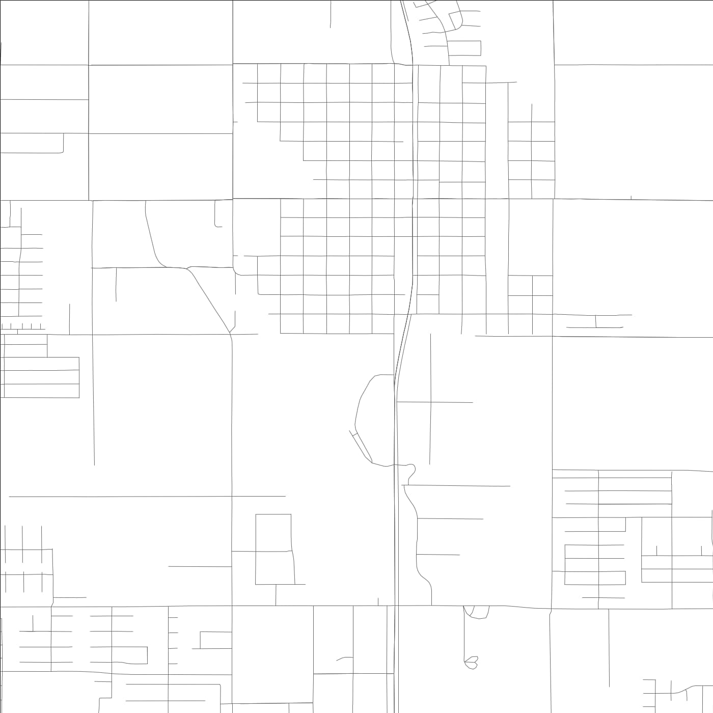 ROAD MAP OF IMPERIAL, CALIFORNIA BY MAPBAKES