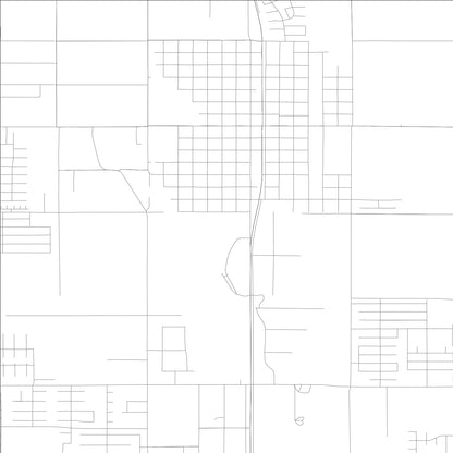 ROAD MAP OF IMPERIAL, CALIFORNIA BY MAPBAKES