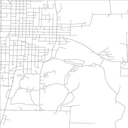 ROAD MAP OF MEXICO, MISSOURI BY MAPBAKES