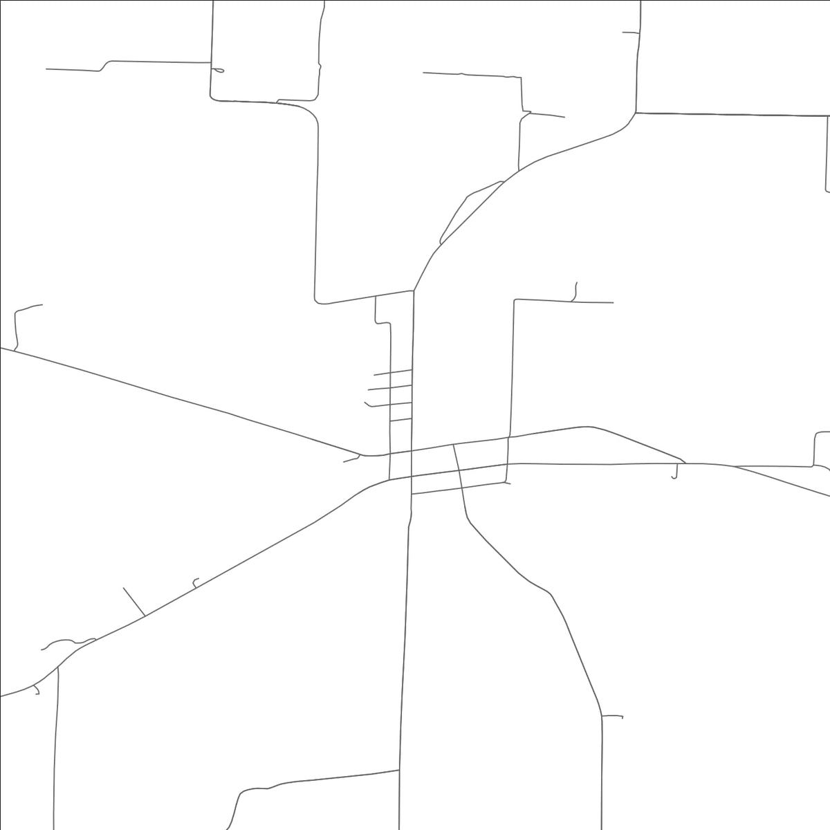 ROAD MAP OF MIDDLETOWN, MISSOURI BY MAPBAKES