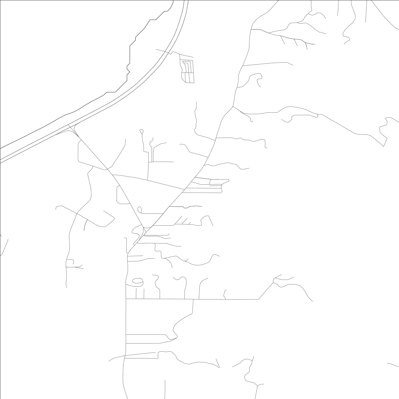 ROAD MAP OF INDIANOLA, CALIFORNIA BY MAPBAKES