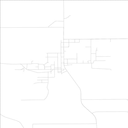 ROAD MAP OF MYSTIC, LOWA BY MAPBAKES