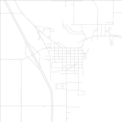 ROAD MAP OF NASHUA, LOWA BY MAPBAKES