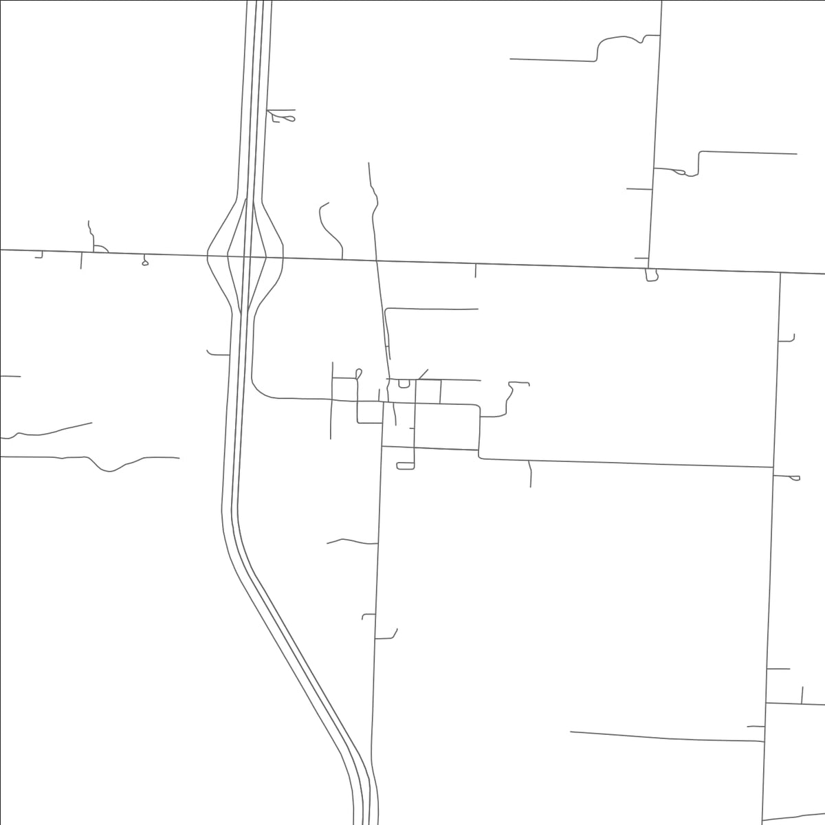 ROAD MAP OF MILO, MISSOURI BY MAPBAKES