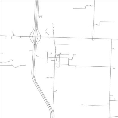 ROAD MAP OF MILO, MISSOURI BY MAPBAKES