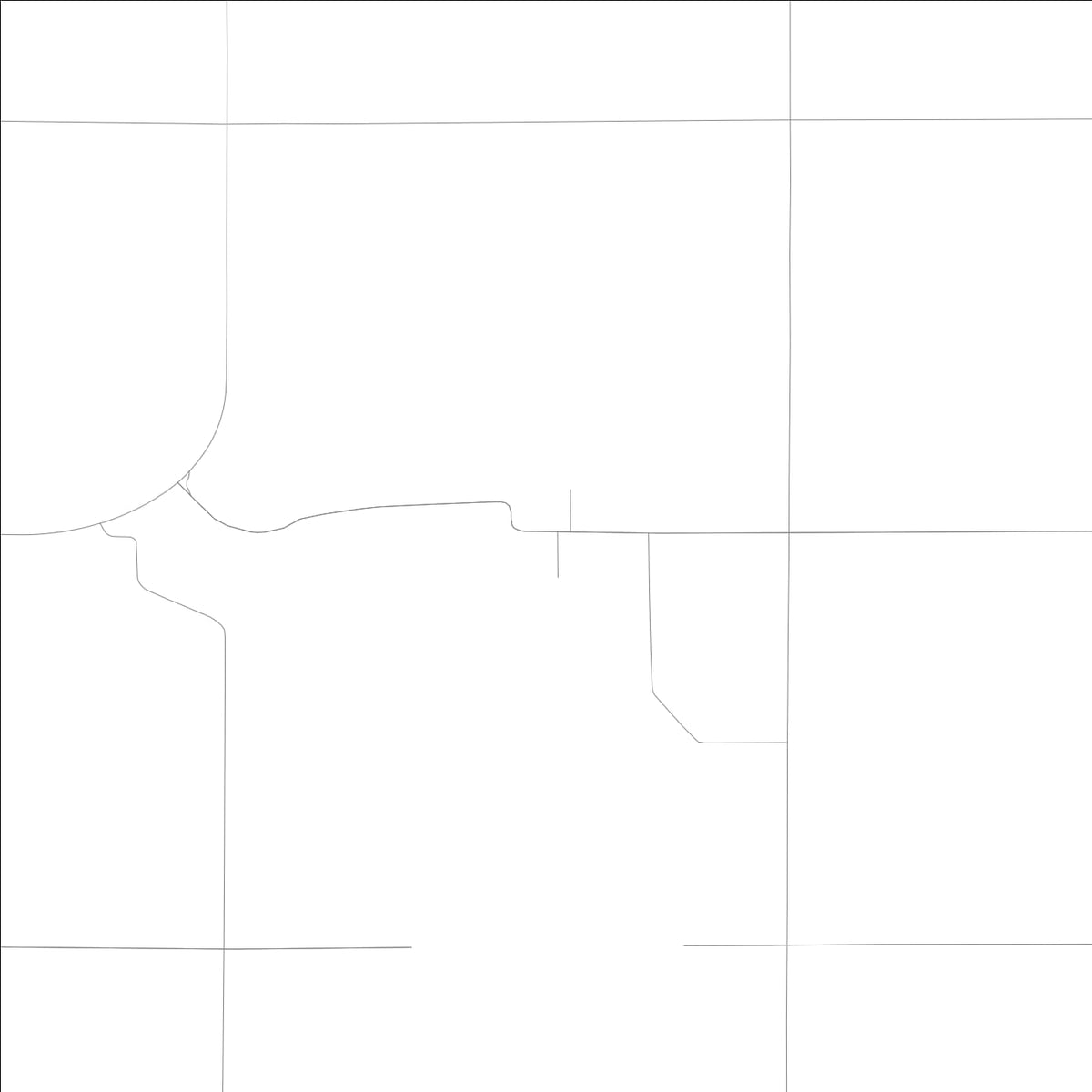 ROAD MAP OF NEW HAVEN, LOWA BY MAPBAKES