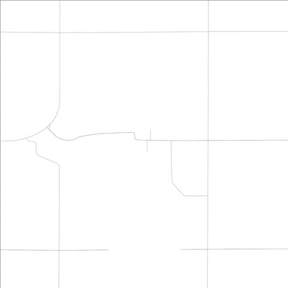 ROAD MAP OF NEW HAVEN, LOWA BY MAPBAKES