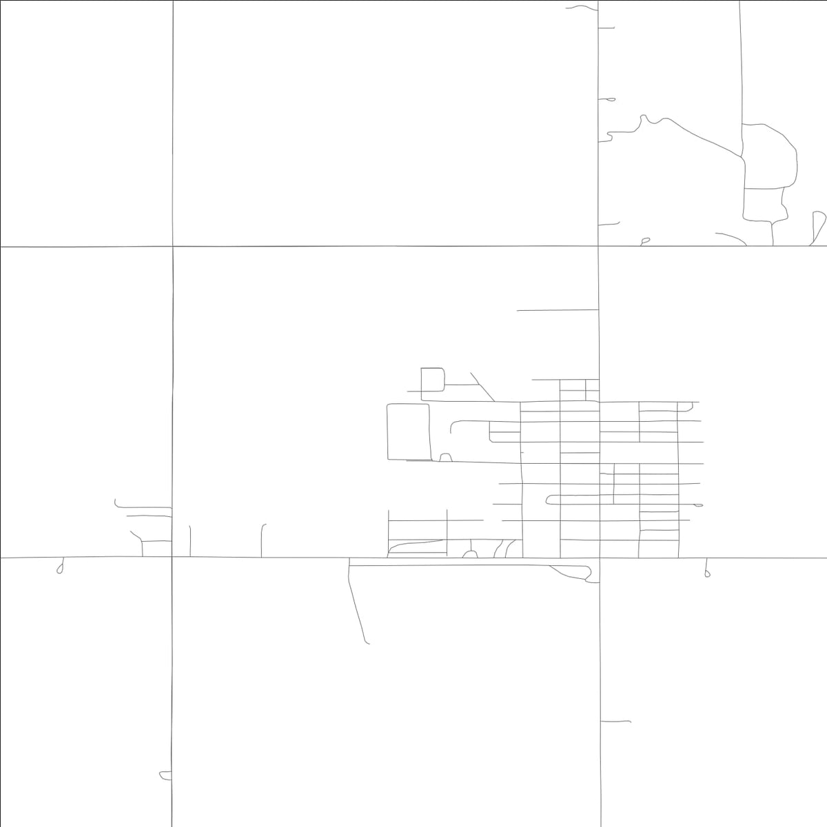 ROAD MAP OF FAIRFIELD, IDAHO BY MAPBAKES