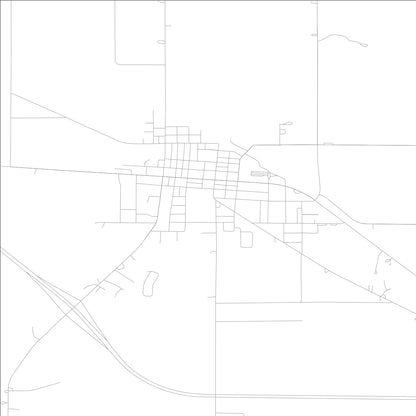 ROAD MAP OF NEW LONDON, LOWA BY MAPBAKES