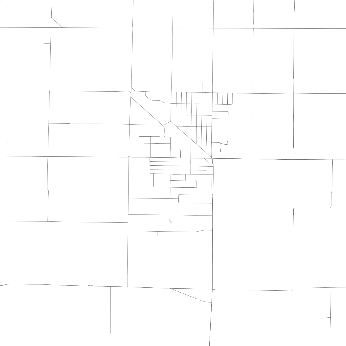 ROAD MAP OF IVANHOE, CALIFORNIA BY MAPBAKES