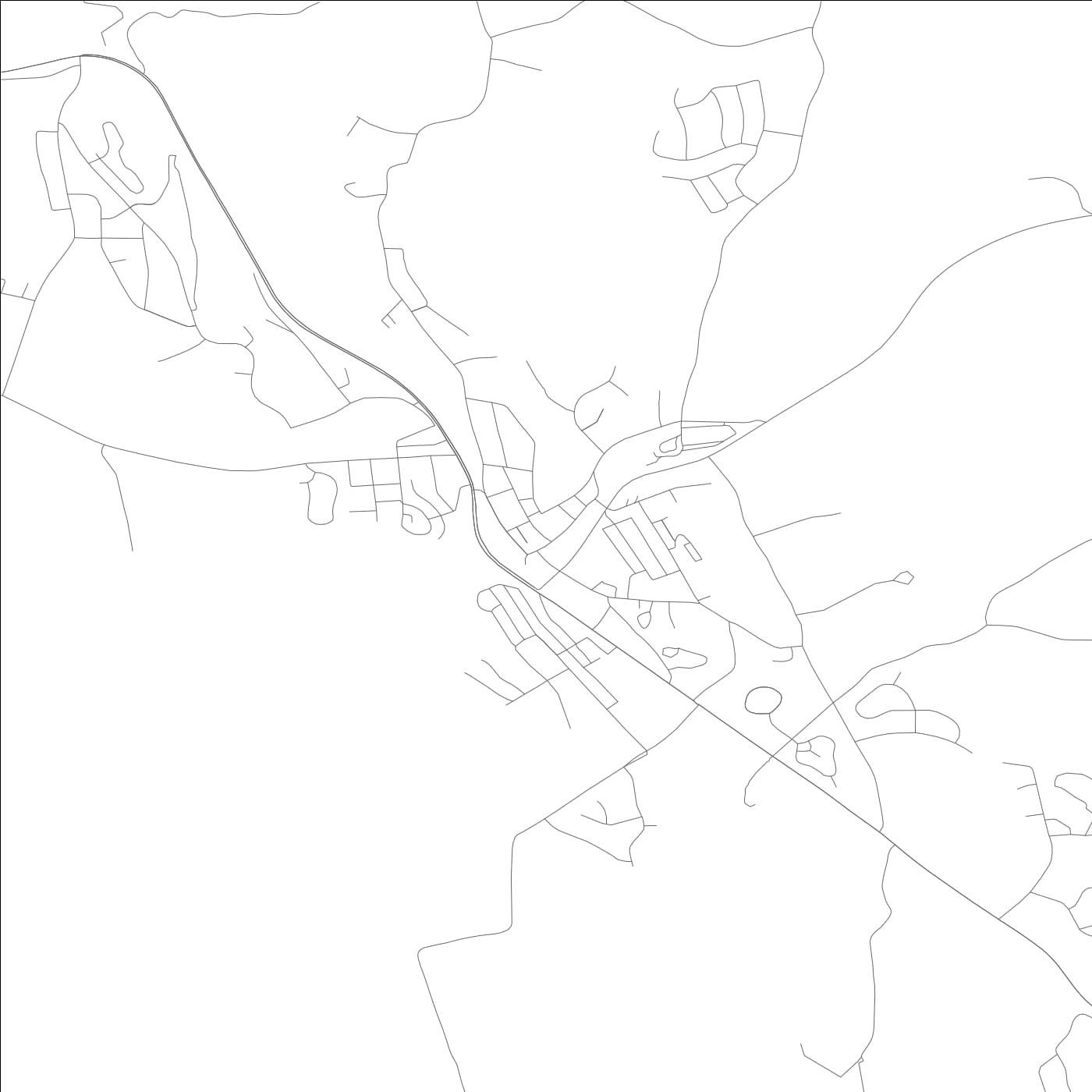 ROAD MAP OF JACKSON, CALIFORNIA BY MAPBAKES