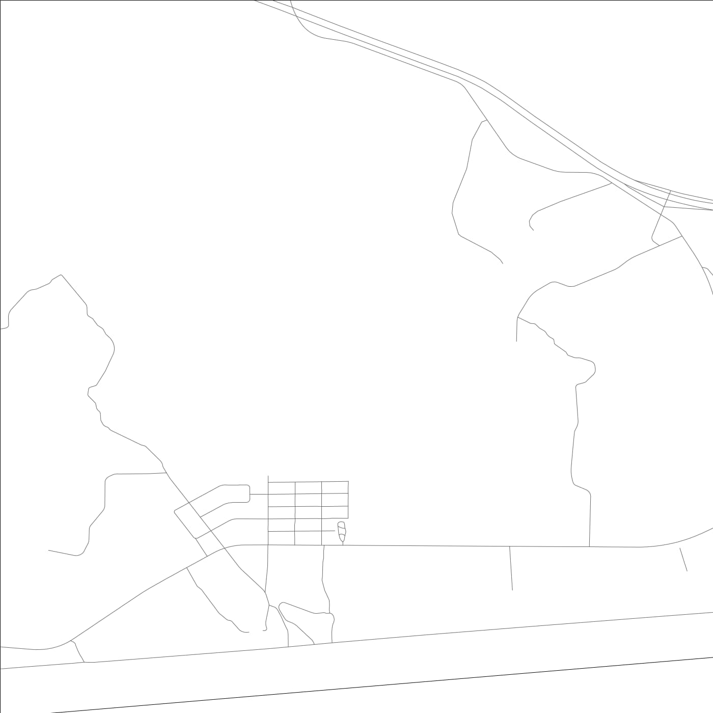 ROAD MAP OF JACUMBA, CALIFORNIA BY MAPBAKES